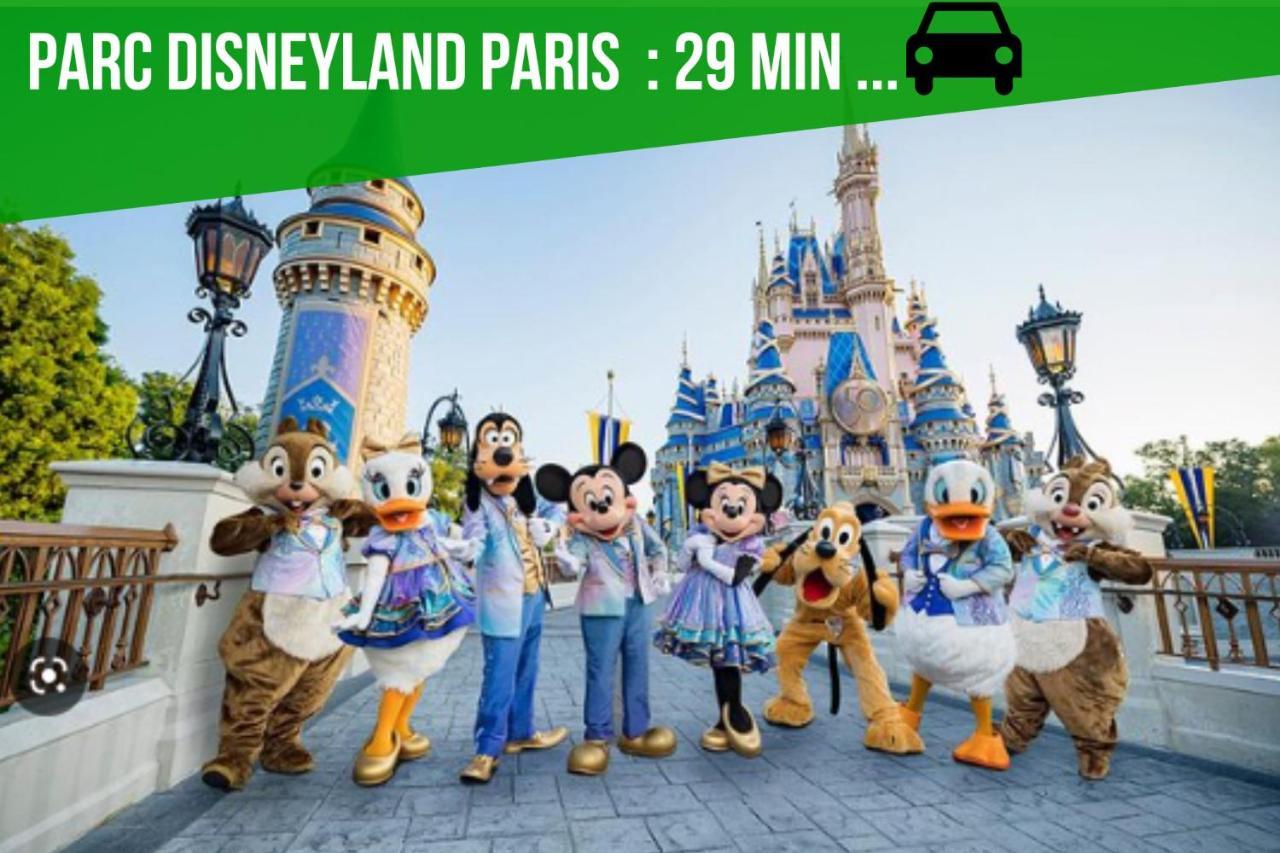 The Sunshine- Appart Cosy Proche Paris-Disney Avec Parking Prive Dans Residence Meaux Exterior photo