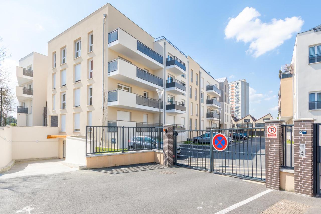 The Sunshine- Appart Cosy Proche Paris-Disney Avec Parking Prive Dans Residence Meaux Exterior photo